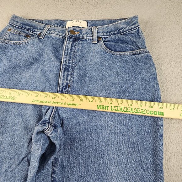 LL Bean Double L Relaxed Fit Women's 16R Jeans Blue Denim Warm Fleece Lined - Picture 5 of 11